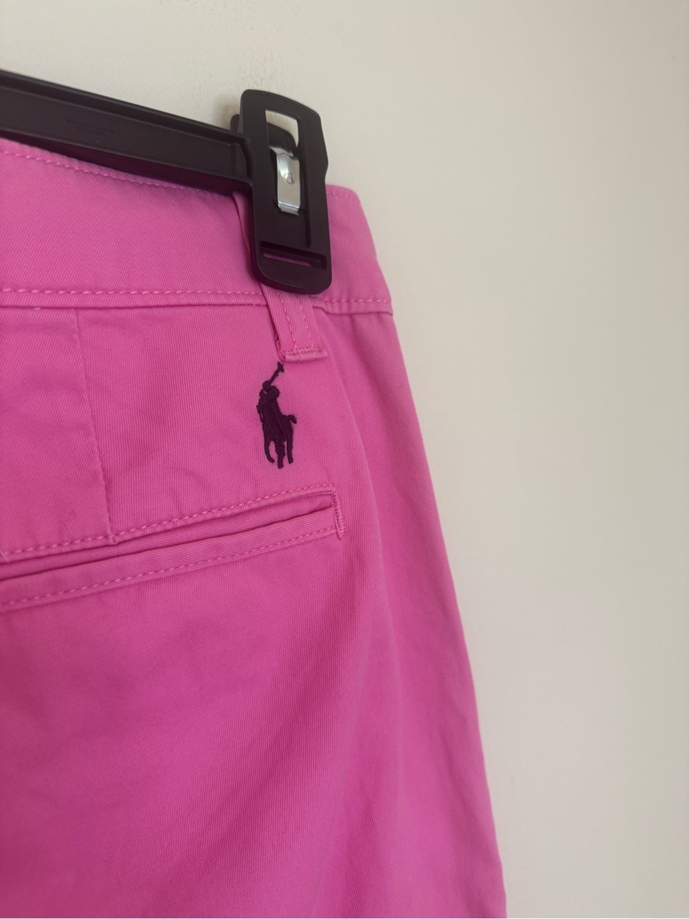 Polo Ralph Lauren Women’s Size 4 Pink Chino Pants 100% Cotton Pony Logo Preppy - Picture 3 of 7